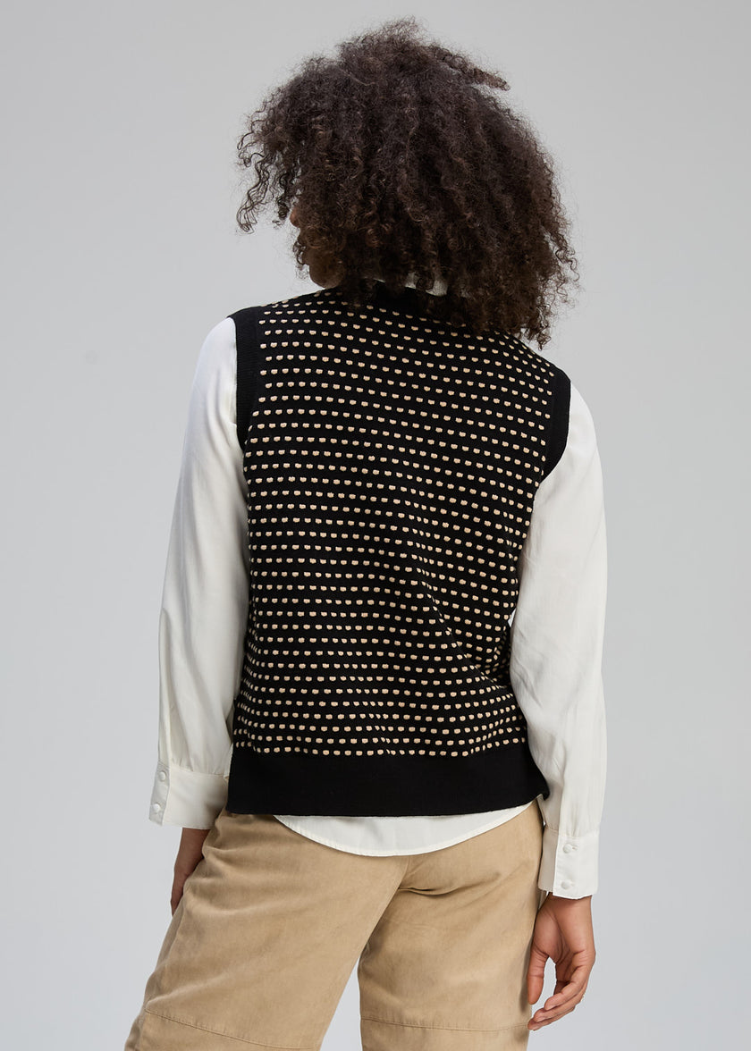 Zaket & Plover Textured Tank Black