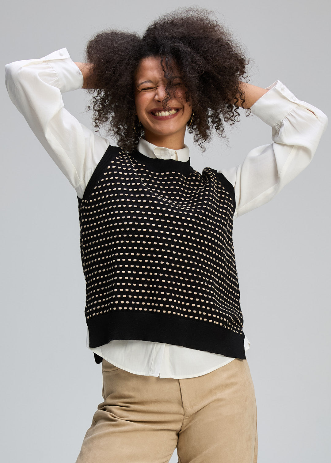 Zaket & Plover Textured Tank Black