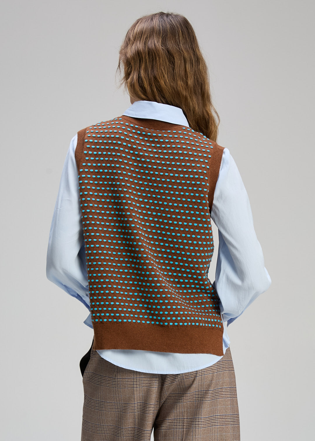 Zaket & Plover Textured Tank Coffee