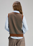 Zaket & Plover Textured Tank Coffee