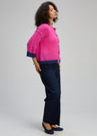 Zaket & Plover Kid Mohair Cardi Magenta