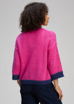 Zaket & Plover Kid Mohair Cardi Magenta