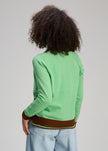 Zaket & Plover Essential V Neck Cardi Basil