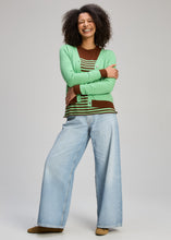 Load image into Gallery viewer, Zaket &amp; Plover Essential V Neck Cardi Basil
