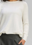 Zaket & Plover Essential Rounded Bottom Jumper Salt