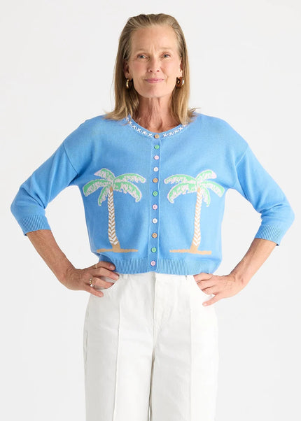 Zaket & Plover Island Cardi Bluebell