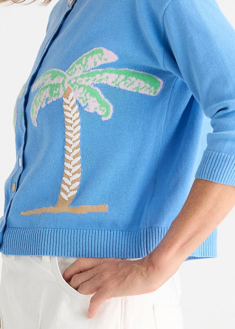 Zaket & Plover Island Cardi Bluebell