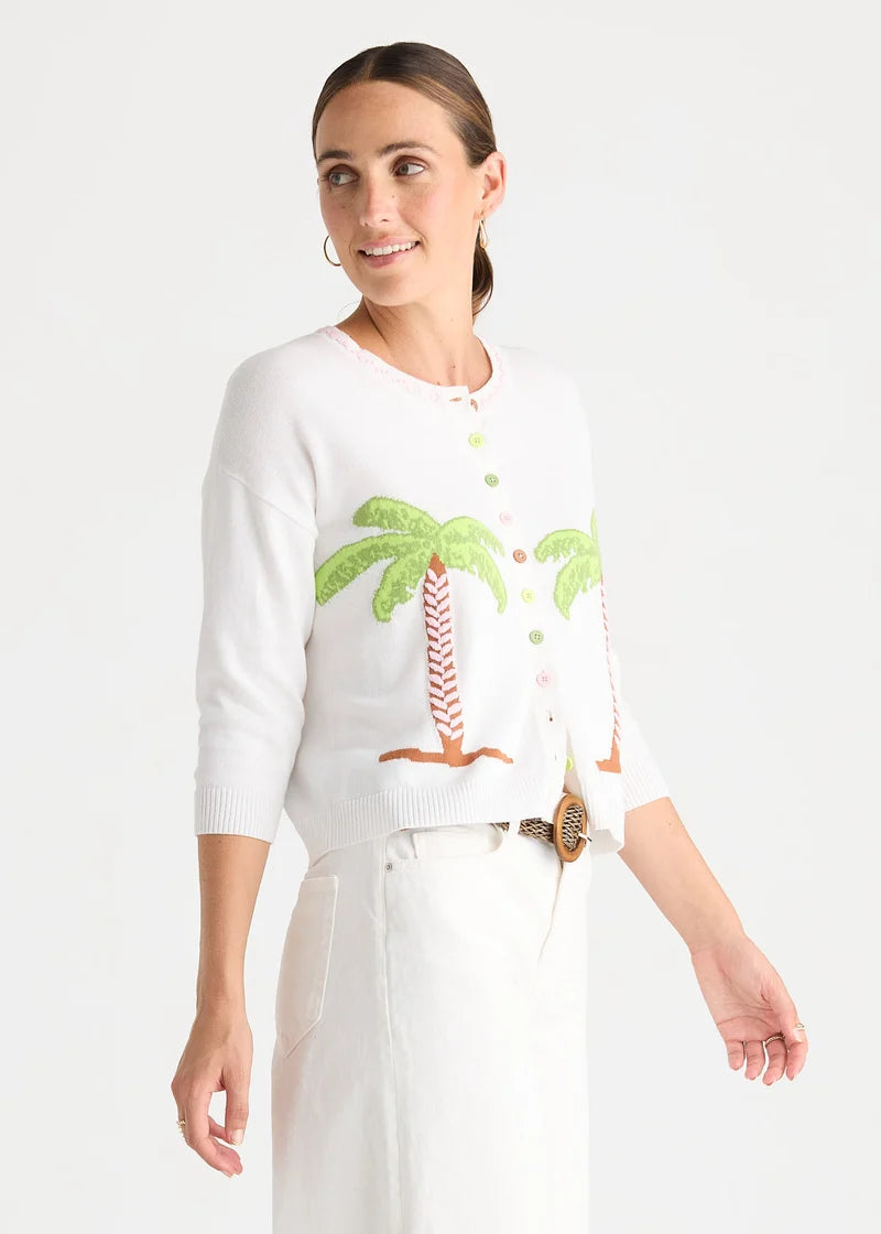 Zaket & Plover Island Cardi White