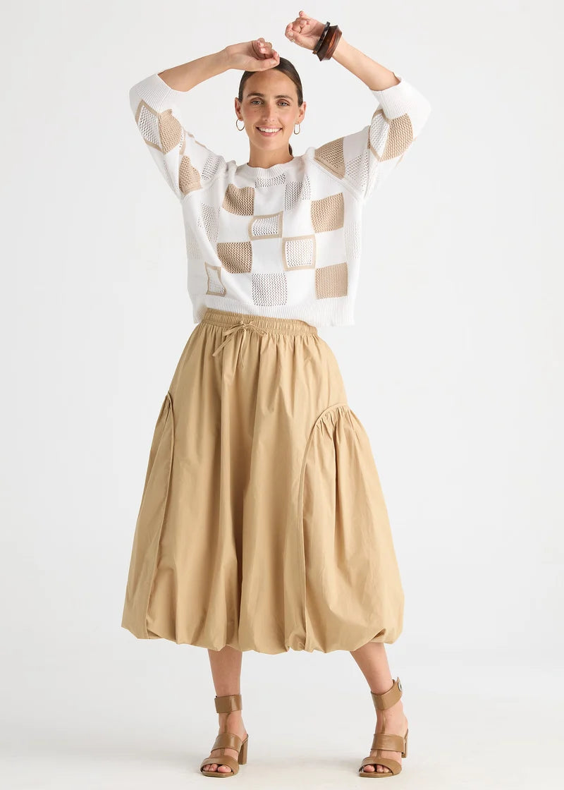 Zaket & Plover Balloon Skirt Peanut Butter