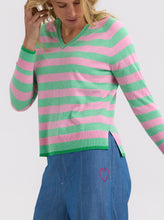 Load image into Gallery viewer, Zaket &amp; Plover Essential Stripe V Spearmint
