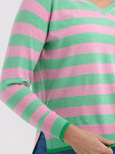Load image into Gallery viewer, Zaket &amp; Plover Essential Stripe V Spearmint
