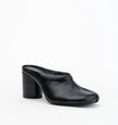 Alias Mae Zola Tabi Mules Black Oily Crinkle Leather