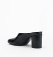 Alias Mae Zola Tabi Mules Black Oily Crinkle Leather