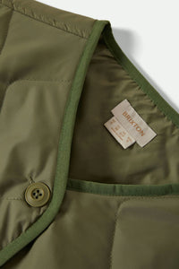 Brixton Delilah Quilted Jacket Olive Surplus