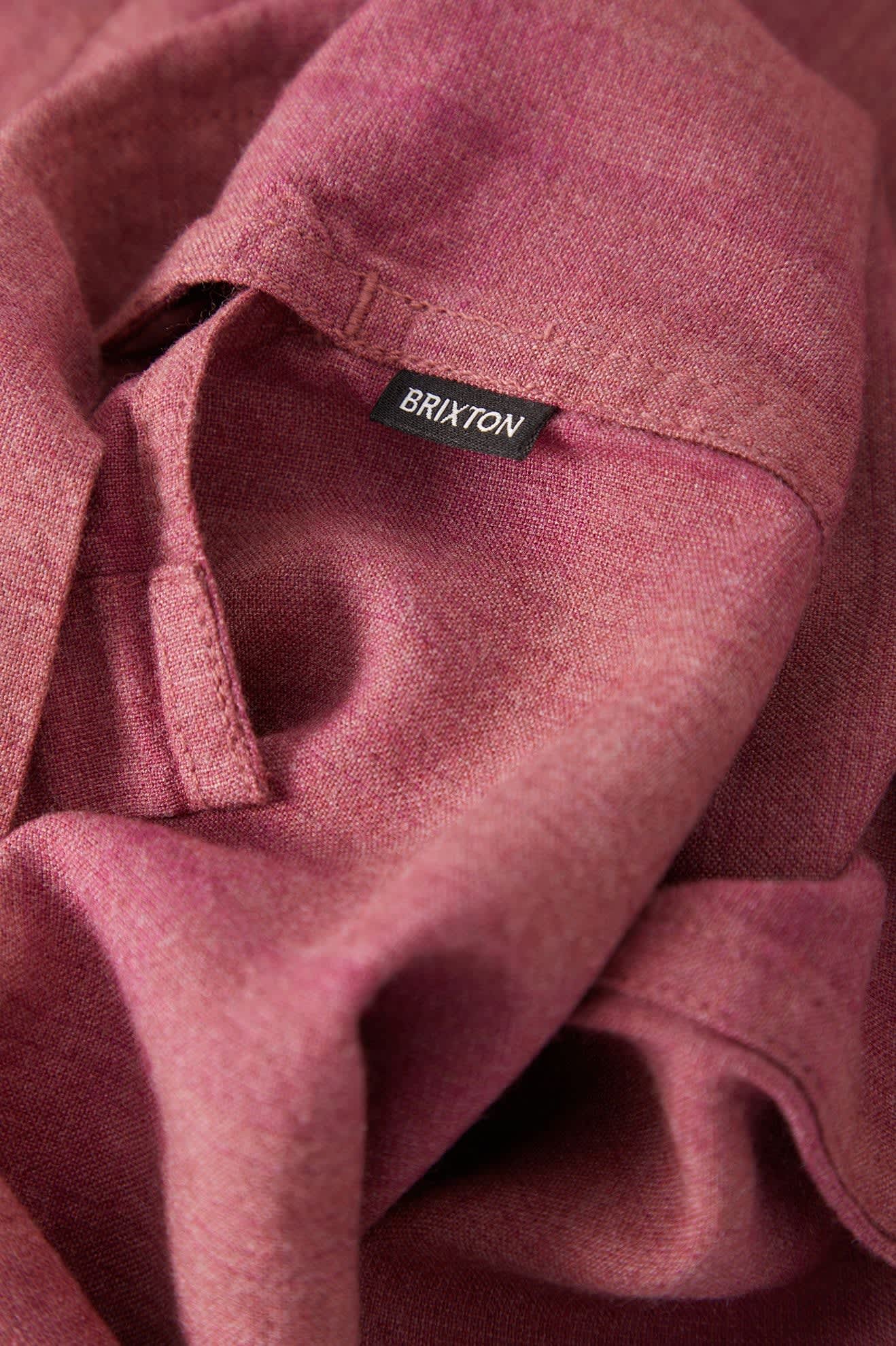Brixton Century Short Sleeve Shirt Pink Shadow Plaid