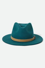 Load image into Gallery viewer, Brixton Messer Fedora Transformative Teal
