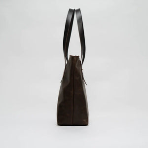 ATKM Marquis Adjustable Leather Tote Australian Chestnut