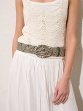 Load image into Gallery viewer, Angels Whisper Woven Oval Buckle Straw Belt Multi
