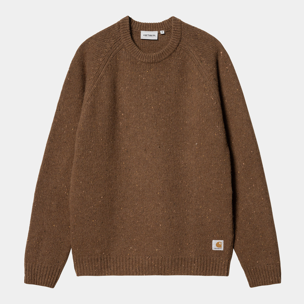 Carhartt WIP Anglistic Sweater Speckled Tamarind