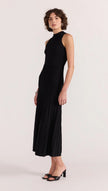 Staple The Label Asta Knit Midi Dress Black