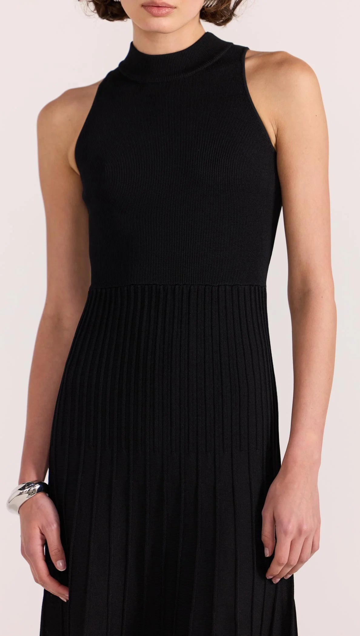 Staple The Label Asta Knit Midi Dress Black