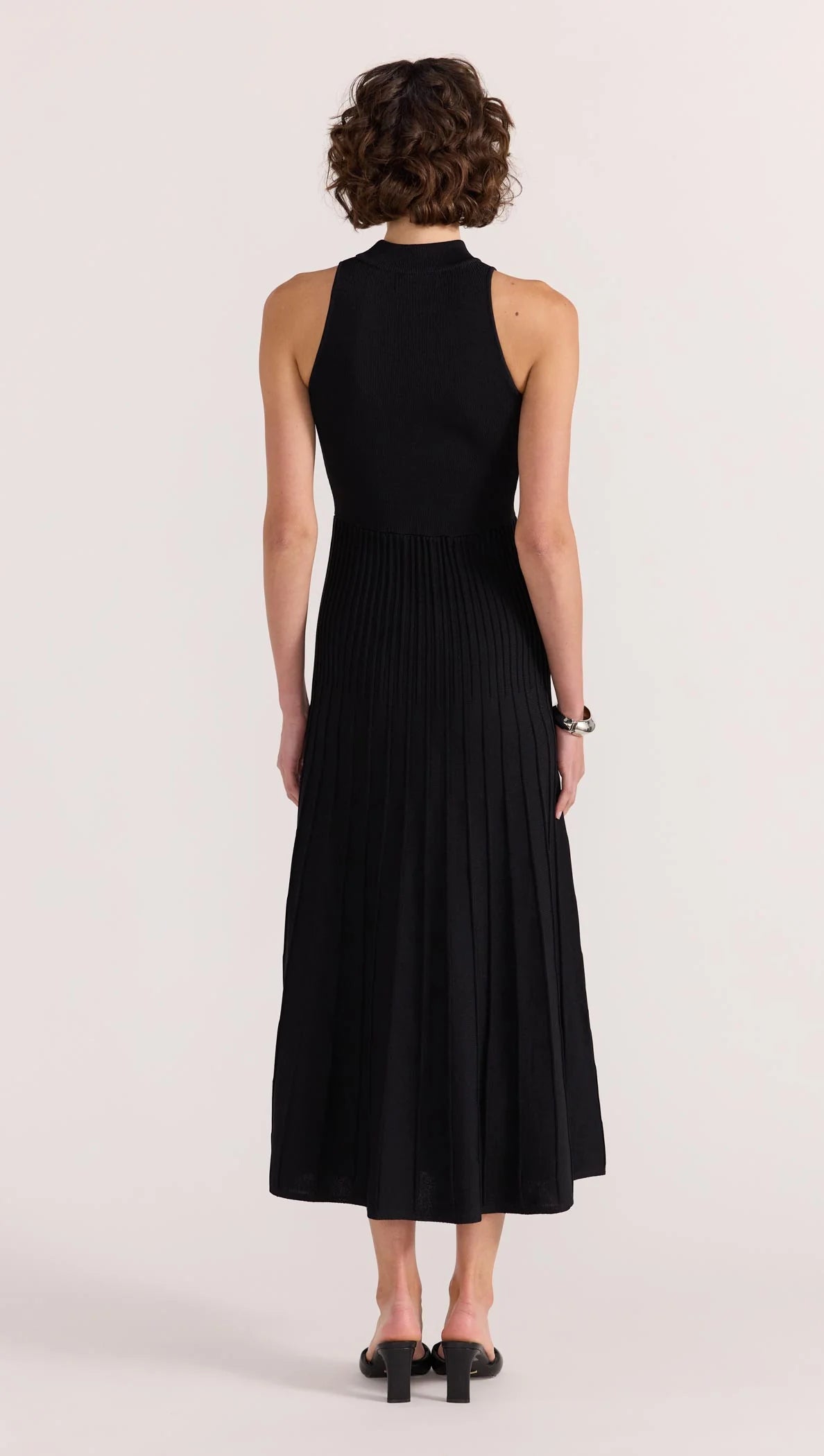 Staple The Label Asta Knit Midi Dress Black
