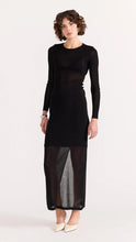 Load image into Gallery viewer, Staple The Label Asta Sheer Knit Top Black
