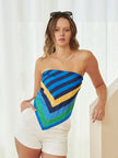 Angels Whisper Tiny Stripe Print Bandana