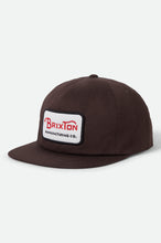 Load image into Gallery viewer, Brixton Grade HP Snapback Pinecone Brown
