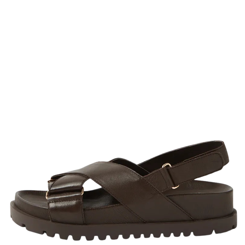 Django & Juliette Ubari Sandals Chocolate Leather