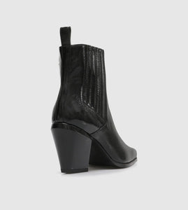 Beau Coops Libby Chelsea Boots Nero Black Patent Leather