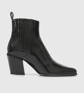 Beau Coops Libby Chelsea Boots Nero Black Patent Leather