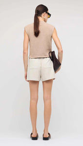 Staple The Label Dune Knit Tank Latte
