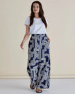 Betty Basics Zander Pant Navy Geo