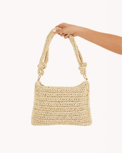 Billini Aquila Shoulder Bag Natural Raffia