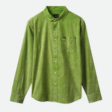 Load image into Gallery viewer, Brixton Charter Oxford L/S Wvn Sun Green Sun Wash
