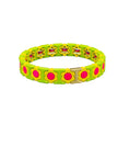 Tiger Tree Avocado Daisy Tile Bracelet