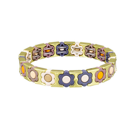Tiger Tree Earth Daisy Tile Bracelet