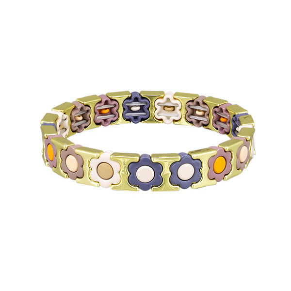 Tiger Tree Earth Daisy Tile Bracelet