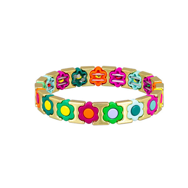 Tiger Tree Brights Daisy Tile Bracelet