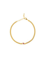 Load image into Gallery viewer, Tiger Tree Ruby Circle Chain Bracelet
