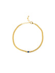 Tiger Tree Sapphire Eye Chain Bracelet