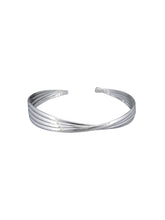 Load image into Gallery viewer, Tiger Tree Silver Twist Cuff
