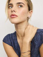 Load image into Gallery viewer, Tiger Tree Silver Double Curve Bangle
