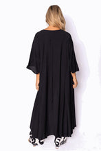 Load image into Gallery viewer, The Italian Closet Plath High Low Tunic Top Black
