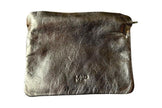 Makers & Providers Small Zip Pouch Wallet Metallic Gold
