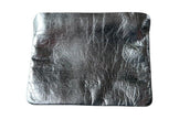 Makers & Providers Small Zip Pouch Wallet Metallic Silver