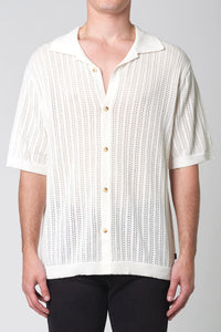 Rolla's Bowler Knit Shirt White