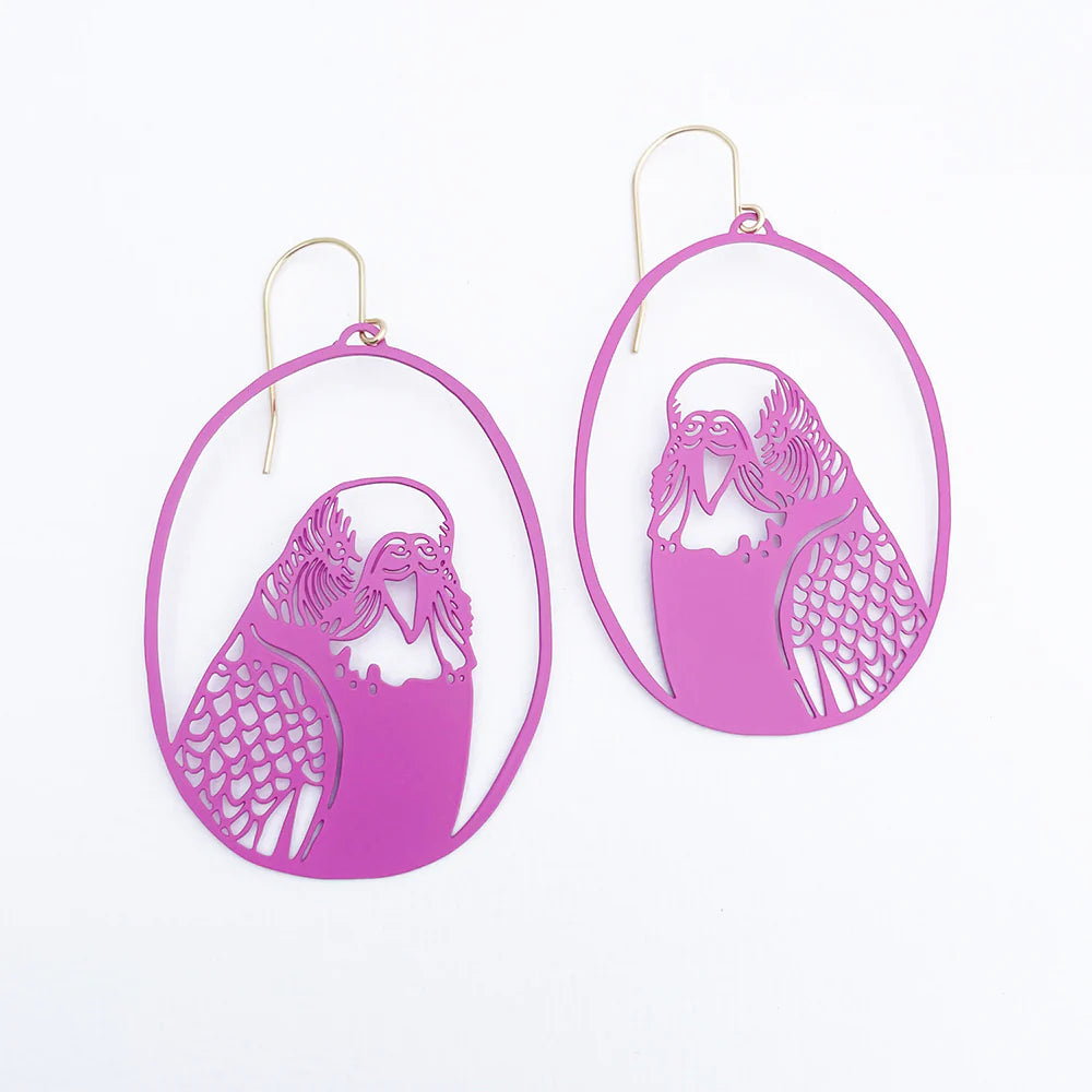Denz Budgies in Hot Pink
