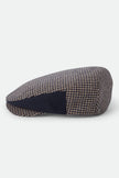 Brixton Hooligan Snap Cap Navy/Sand Houndstooth